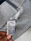 Adidas Originals | Grey & Black Striped Trefoil Zip-Up Hoodie (XL)