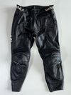 Vanucci Vintage Black Genuine Leather Armoured Moto Racing Pants Knee Padded  (W:36|L:38)