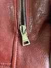 Vintage Genuine Leather Café Racer Jacket (S)
