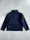 Polo Ralph Lauren Fleece-Lined Hidden Hood Gold Pony Full-Zip Navy Windbreaker Jacket (XL)