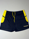 Kappa Embroidered Logo Football Shorts – Navy/Yellow (W:34) (L:18)