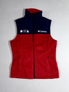 Columbia x Canada Games 2019 Red Deer Red & Navy Fleece Vest Women’s (XS)