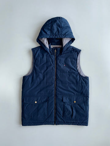 Tommy Hilfiger Hooded Puffer Vest (L)