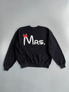 Disney | “Mrs.” Minnie Bow Graphic Crewneck Sweatshirt (L)