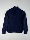 Polo Ralph Lauren Pima Cotton Quarter Zip Textured Knit Sweater –(S)