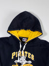 Pittsburgh Pirates MLB Baseball Game Pullover Hoodie – Black & Gold (L)