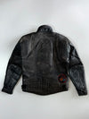 Targa CE Impact-Protected Heavy Leather Motorcycle Jacket (M)