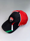 Ducati Corse Italian Flag Colorblock Racing Baseball Cap (Adjustable)