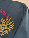 Japanese Oniarai “Black Soul” Embroidered Long Sleeve Tee – Navy – (XL)