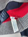 Tommy Hilfiger Red & Navy Rugby Stripe Knit Sweater (S)