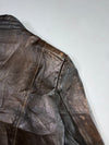 Raider Vintage Brown Café Racer Jacket (S)