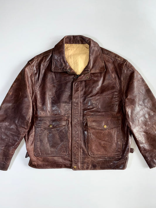 Premium Original Pure Leather Jacket (XL)