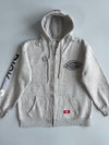 Dickies Logo Full-Zip Heather Grey Hoodie (M)