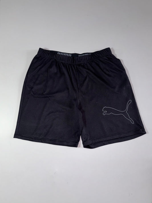 Puma Big Cat Logo Black Shorts (W:37) (L:21)