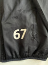 Joma Black & White Hooded Football Club Rain Jacket (S)