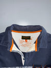 Timberland Navy Layered Rugby Polo – “Stratham 73” Varsity Print (M)