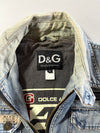 Y2K Dolce & Gabbana D&G Jeanius Military Cargo Denim Jacket (S)