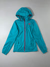 North Face Turquoise HyVent Hooded Waterproof Jacket (XS)