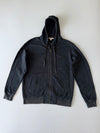 Burberry Original Premium Zip-Up Hoodie Washed Charcoal Navy (XL)