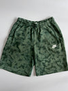 Nike Sportswear Camo Print Fleece Shorts (W:26) (L:20)