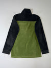 Columbia Two-Tone Full-Zip Fleece Jacket – Black/Olive Green (XS)