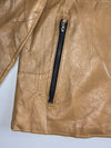 Super Premium Leather Trefoil Track Jacket (M)