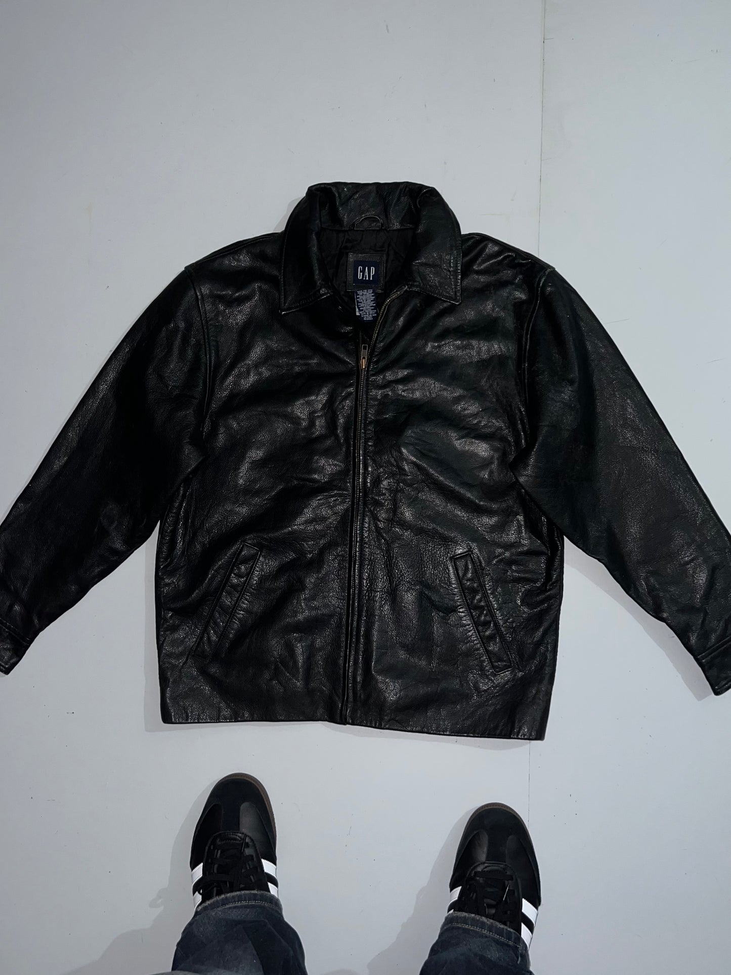 ZGAP Original Leather Jacket (RARE FIND) (S)