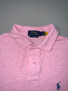 Polo Ralph Lauren Custom Slim Fit Long Sleeve Polo – Pink Heather (S)