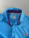 Under Armour HeatGear Long Sleeve Performance Polo – Blue (L)