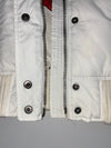 Hollister White Faux-Fur Trim Puffer Jacket (XS)