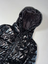 Patrizia Pepe Glossy Black Hooded Puffer Jacket Women’s (S/XS)