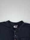 Carhartt Black Long Sleeve Pocket Henley T-Shirt (2XL)