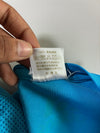 Adidas National Taiwan University Blue Jersey Tee – Neon 3-Stripes (M)