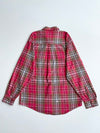 Vintage Big Train Western Plaid Flannel Shirt – Red (L)