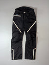 Ozone Black Motorcycle Riding Pants – Reflective Panels Knee Padded (W:36) (L:46)