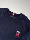 Tommy Hilfiger | Navy TH Monogram Knit Sweater | (L)