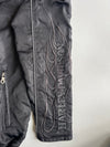 Harley-Davidson Genuine MotorClothes Flame Embroidered Bomber Jacket (M)