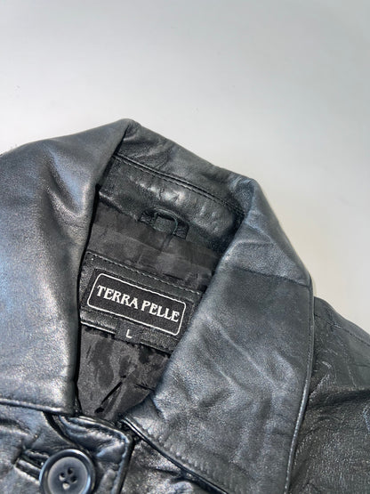 !                                                                                                                                                                                                                Ultra Premium Original Leather Trench Coat (L)