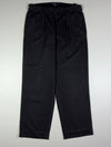 Vintage Polo Ralph Lauren Andrew Pant Black Pleated Chinos (W:35) (L:43)