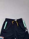 Jordan Multicolor Spellout Black Joggers (W:29) (L:38)