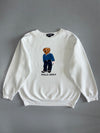 Polo Golf Ralph Lauren | Vintage Golf Bear Crewneck Sweatshirt White (2XL/3XL)
