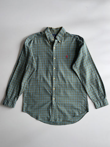 Ralph Lauren Polo Plaid Button-Up Shirt (L)