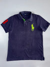 Polo Ralph Lauren Navy Big Pony Custom Fit Polo Shirt (L)