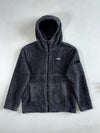 National Geographic Sherpa Fleece Zip-Up Hoodie – Charcoal Grey (L)