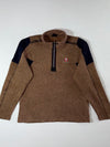 Black Yak Extreme Peak 1/4 Zip Fleece  Brown/Navy (M)