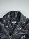Marcol NZ Belted Leather Biker Jacket (S/M)
