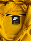 Nike | Mustard Yellow Futura Logo Hoodie | (S)