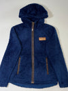 Black Yak Extreme Peak Sherpa Fleece Hooded Zip Jacket – Navy (S)