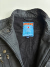 Nippon Blue Japan Multi-Zip Fleece Lined Moto Jacket – Black (M)