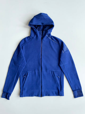 Adidas Z.N.E. Royal Blue Zip-Up Hoodie (L)